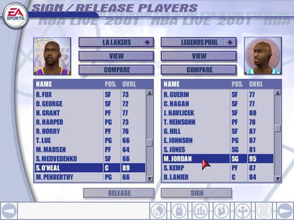 NBA LIVE 2001 Microsoft Windows PC CD-PC Gamez USA