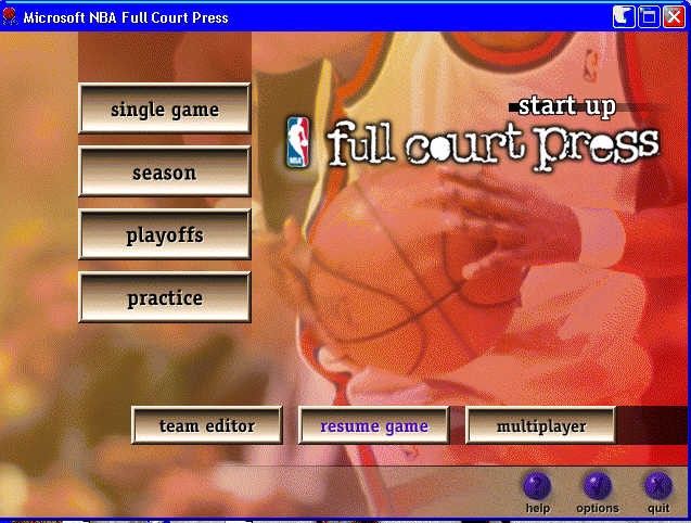 NBA Full Court Press Microsoft Windows PC CD-PC Gamez USA