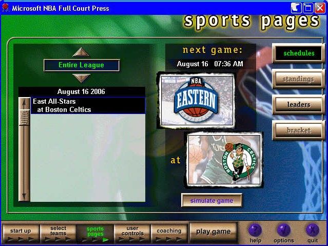 NBA Full Court Press Microsoft Windows PC CD-PC Gamez USA