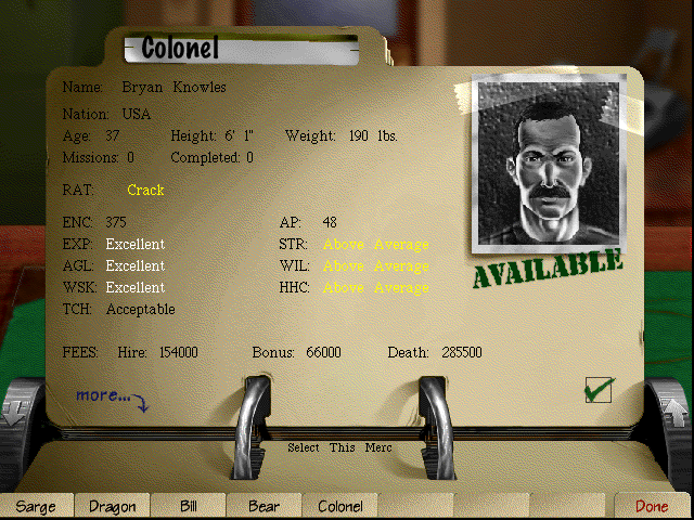 Wages of War - The Business of Battle Microsoft WIndows PC CD-PC Gamez USA