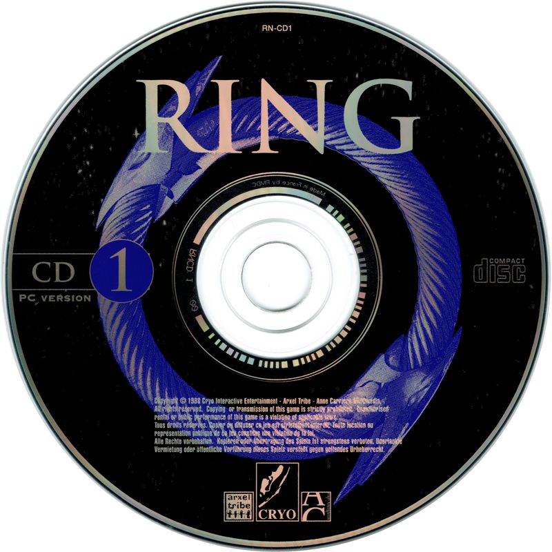 Ring The Legend of the Nibelungen Disc 1-6 Microsoft Windows PC CD-PC Gamez USA