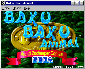 Baku Baku Animal Microsoft Windows PC CD-PC Gamez USA