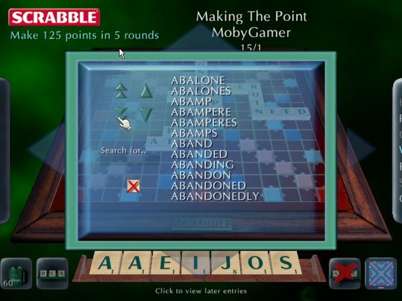 Scrabble Interactive - 2003 Edition Microsoft Windows PC CD-PC Gamez USA
