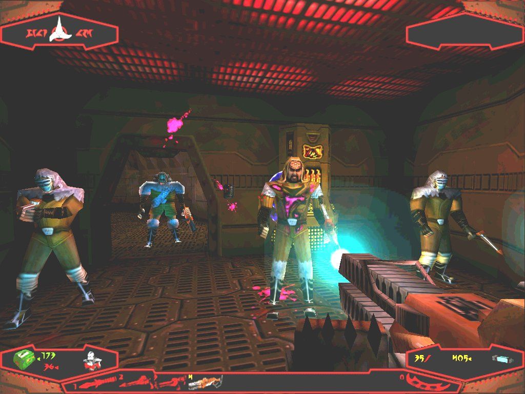 Star Trek The Next Generation Klingon Honor Guard Disc 1-2 Microsoft Windows PC CD-PC Gamez USA