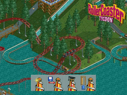 RollerCoaster Tycoon Microsoft Windows PC CD-PC Gamez USA