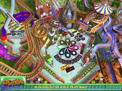3-D Ultra Pinball - Thrillride Microsoft Windows PC CD-PC Gamez USA