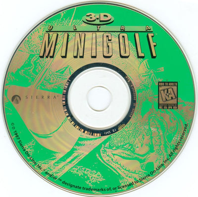 3-D Ultra Minigolf Microsoft Windows PC CD