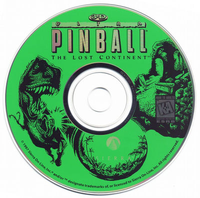 3-D Ultra Pinball - The Lost Continent Microsoft Windows PC CD