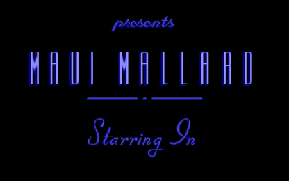 Maui Mallard in Cold Shadow Microsoft Windows PC CD-PC Gamez USA