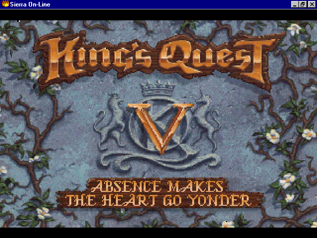 King's Quest V - Absence Makes the Heart Go Yonder Microsoft Windows PC CD-PC Gamez USA
