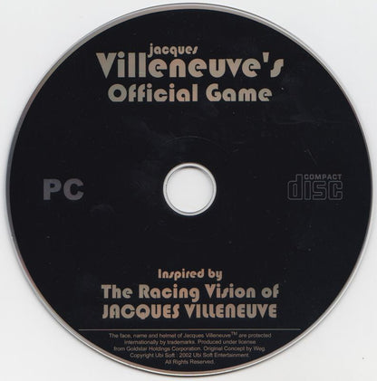 Speed Challenge Jacques Villeneuve's Racing Vision Microsoft Windows PC CD-PC Gamez USA