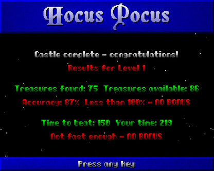 Hocus Pocus Microsoft Windows PC CD-PC Gamez USA