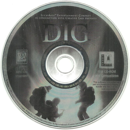 The Dig Microsoft Windows PC CD-PC Gamez USA