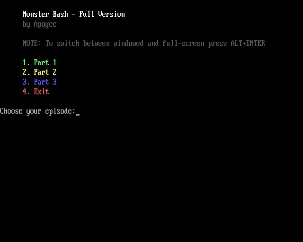 Monster Bash Microsoft Windows PC CD-PC Gamez USA