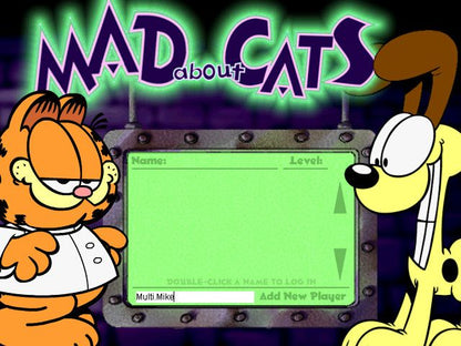 Garfield's Mad About Cats Microsoft Windows PC CD-PC Gamez USA