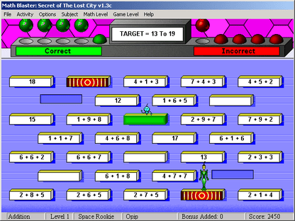 Math Blaster Episode 2 - Secret of the Lost City Microsoft Windows PC CD-PC Gamez USA