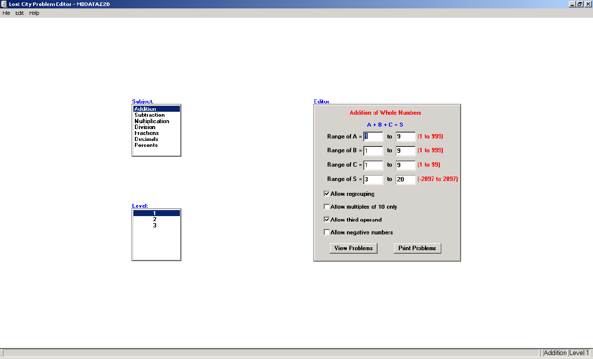 Math Blaster Episode 2 - Secret of the Lost City Microsoft Windows PC CD-PC Gamez USA