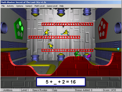 Math Blaster Episode 2 - Secret of the Lost City Microsoft Windows PC CD-PC Gamez USA