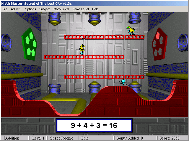 Math Blaster Episode 2 - Secret of the Lost City Microsoft Windows PC CD-PC Gamez USA