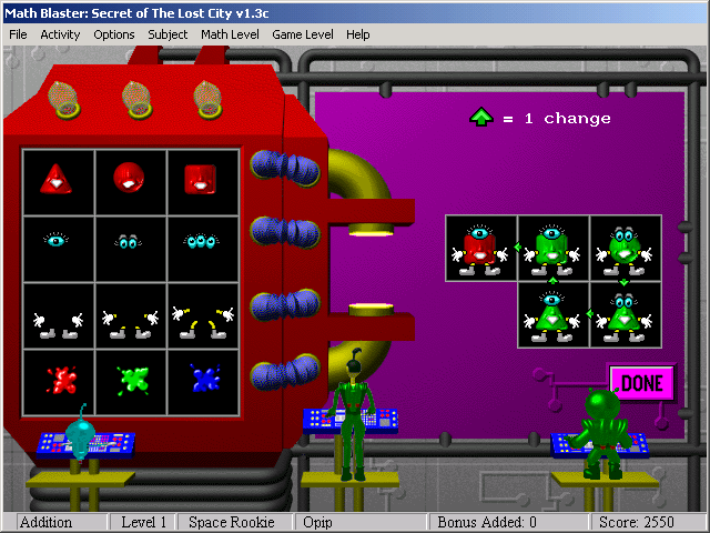 Math Blaster Episode 2 - Secret of the Lost City Microsoft Windows PC CD-PC Gamez USA