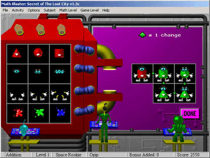 Math Blaster Episode 2 - Secret of the Lost City Microsoft Windows PC CD-PC Gamez USA