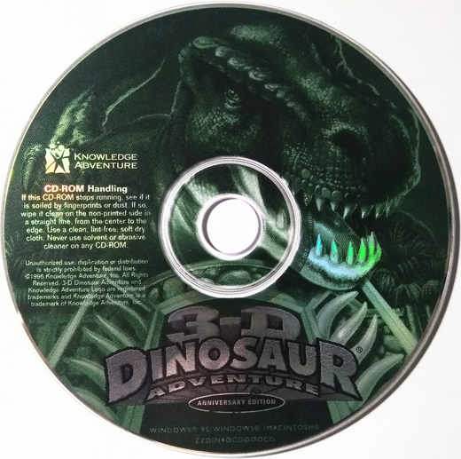 3D Dinosaur Adventure Anniversary Edition physical PC game CD - PC Gamez USA