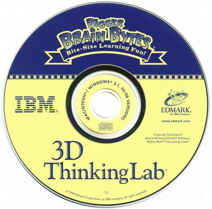 3D Thinking Lab Microsoft Windows PC CD-PC Gamez USA