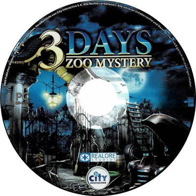 3 Days Zoo Mystery Microsoft Windows PC CD