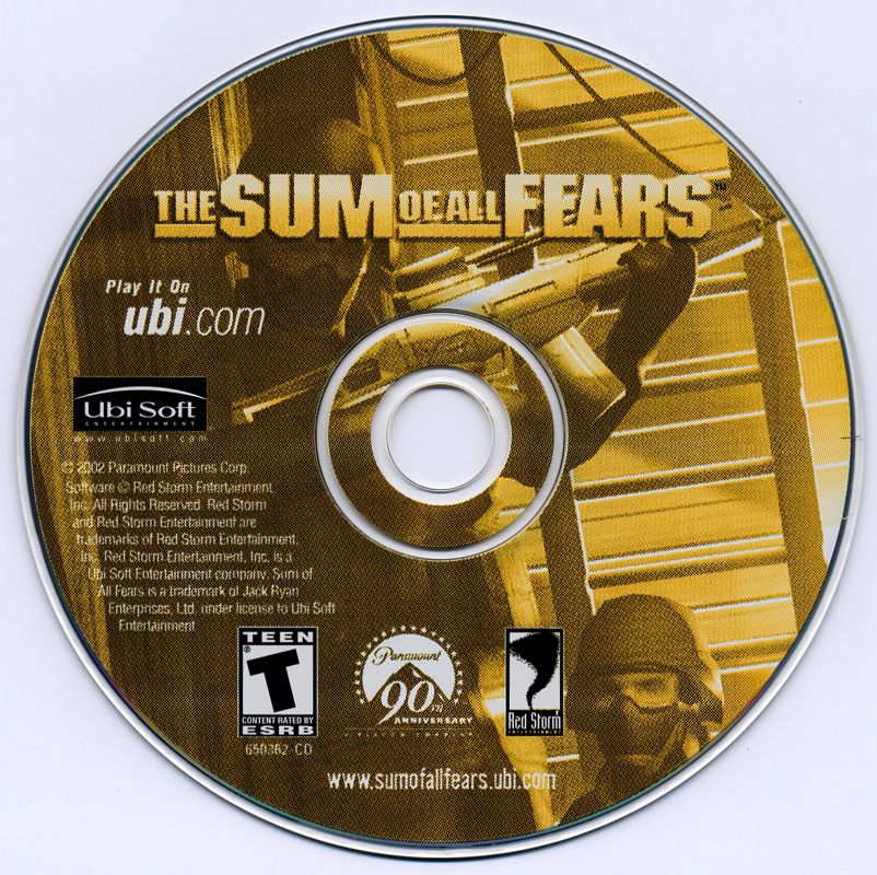 The Sum Of All Fears Microsoft Windows PC CD-PC Gamez USA