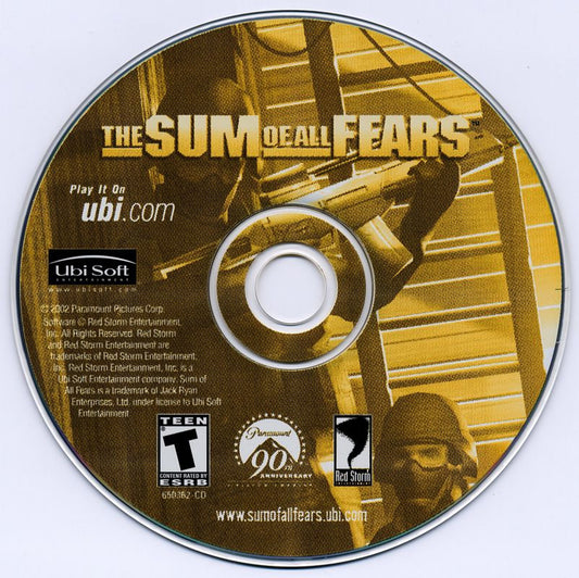 The Sum Of All Fears Microsoft Windows PC CD-PC Gamez USA