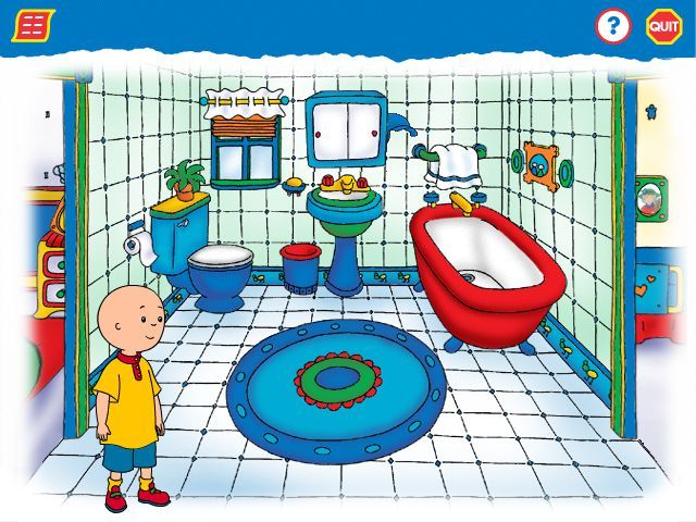 Caillou Magic Playhouse Microsoft Windows PC CD-PC Gamez USA