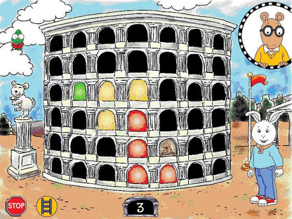 Arthur's Thinking Games Microsoft Windows PC CD-PC Gamez USA