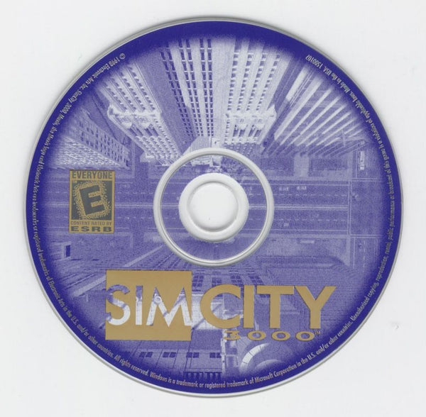 SimCity 3000 Microsoft Windows PC CD-PC Gamez USA