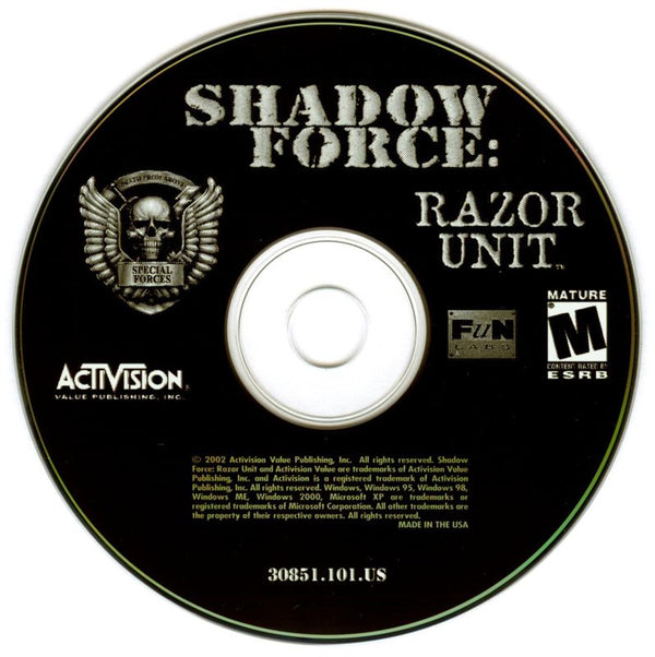Shadow Force Razor Unit Microsoft Windows PC CD-PC Gamez USA