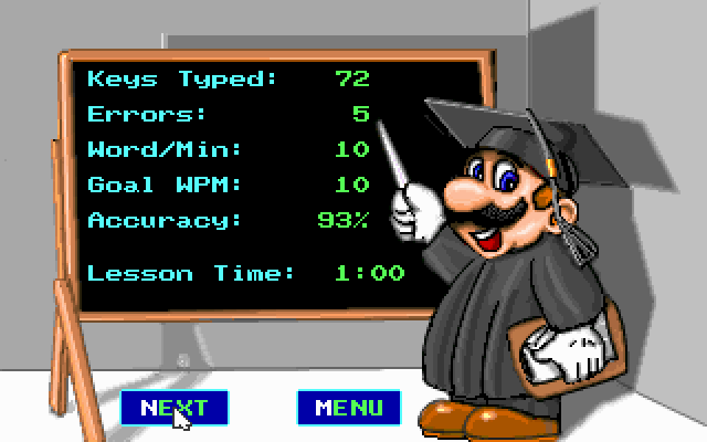 Mario Teaches Typing Microsoft Windows PC CD-PC Gamez USA