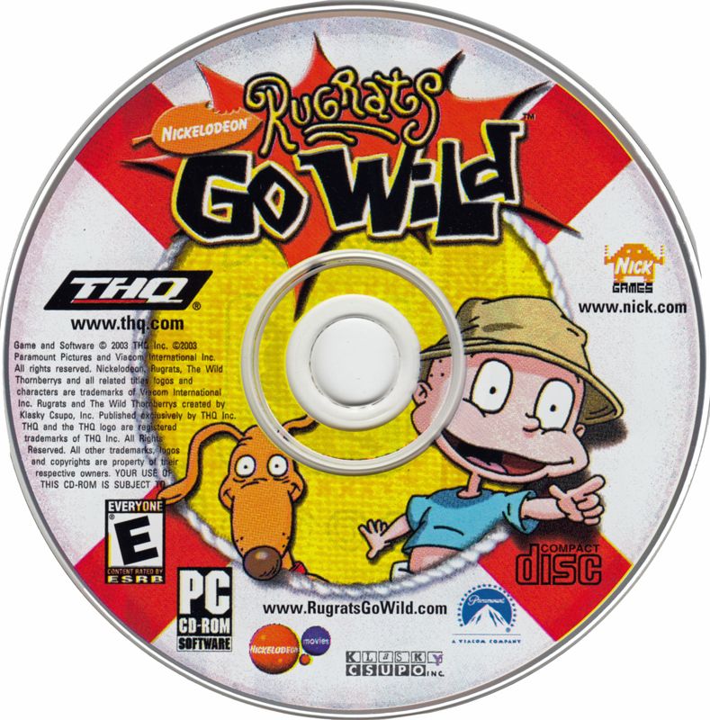 Rugrats Go Wild Microsoft Windows PC CD-PC Gamez USA