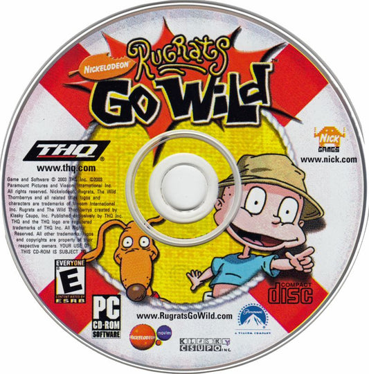 Rugrats Go Wild Microsoft Windows PC CD-PC Gamez USA