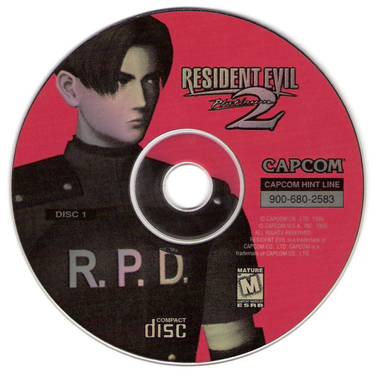 Resident Evil 2 Disc 1-2 Microsoft Windows PC CD-PC Gamez USA