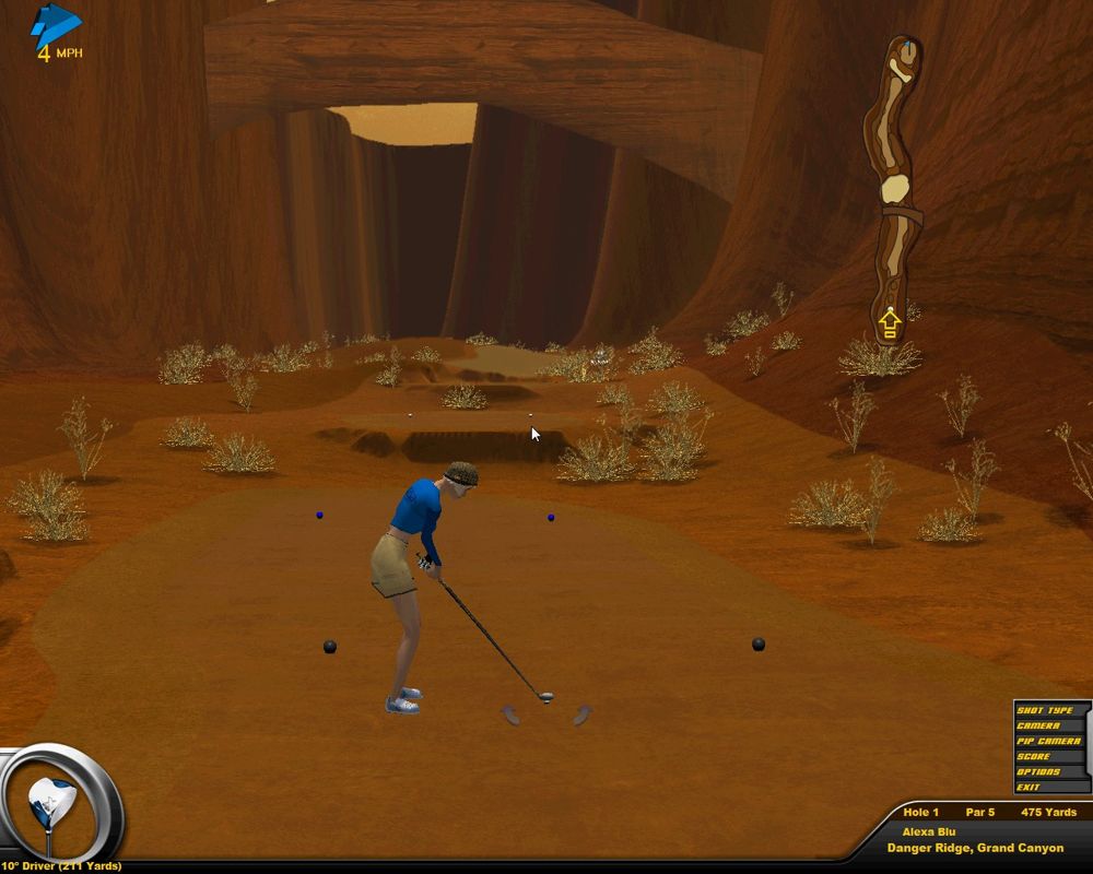 Impossible Golf Worldwide Fantasy Tour Microsoft Windows PC CD-PC Gamez USA