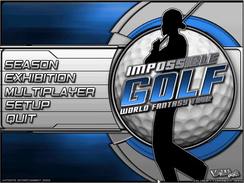 Impossible Golf Worldwide Fantasy Tour Microsoft Windows PC CD-PC Gamez USA