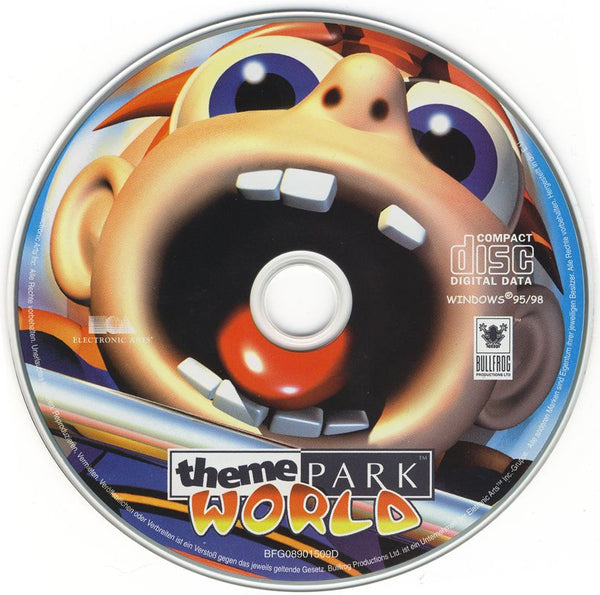 Sim Theme Park World Microsoft Windows PC CD-PC Gamez USA
