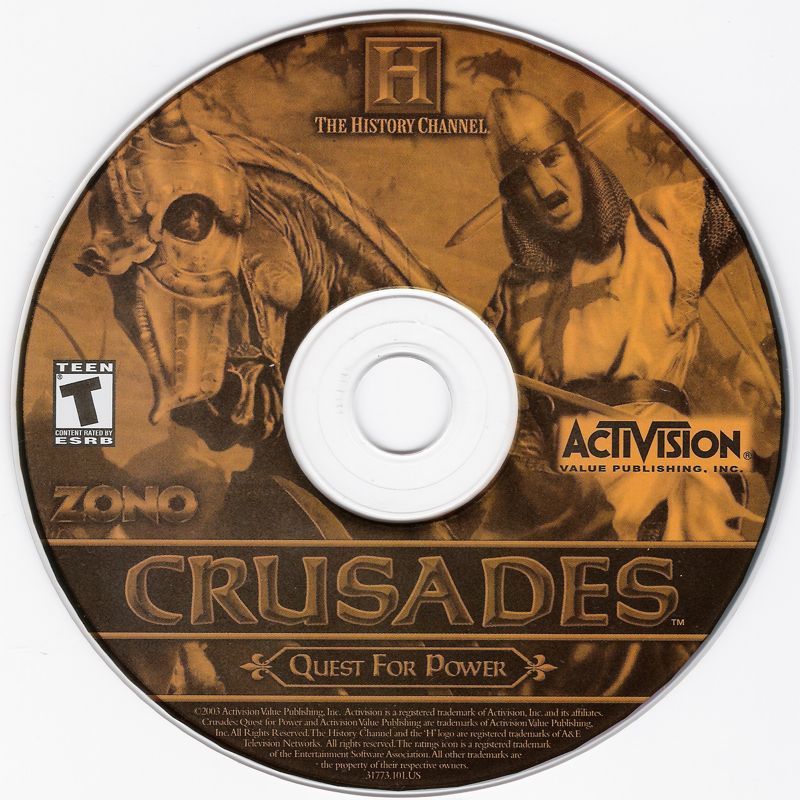 The History Channel Crusades Quest for Power Microsoft Windows PC CD-PC Gamez USA
