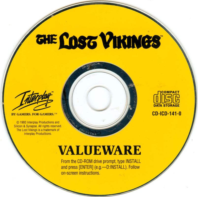 The Lost Vikings Microsoft Windows PC CD-PC Gamez USA