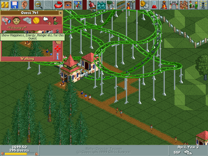 RollerCoaster Tycoon Microsoft Windows PC CD-PC Gamez USA