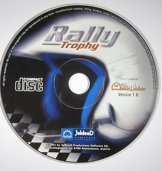 Rally Trophy Microsoft Windows PC CD-PC Gamez USA