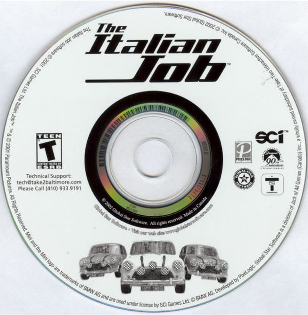 The Italian Job Microsoft Windows PC CD-PC Gamez USA