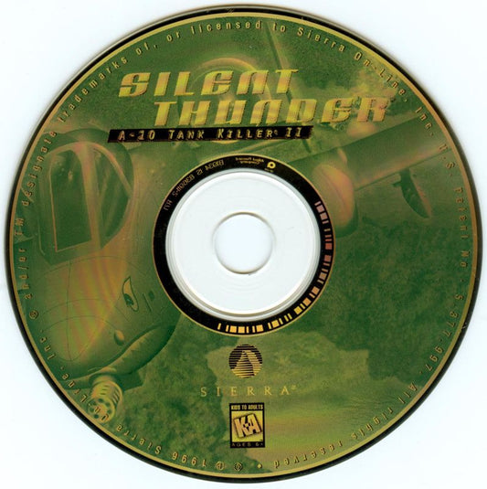 Silent Thunder - A-10 Tank Killer II Microsoft Windows PC CD-PC Gamez USA