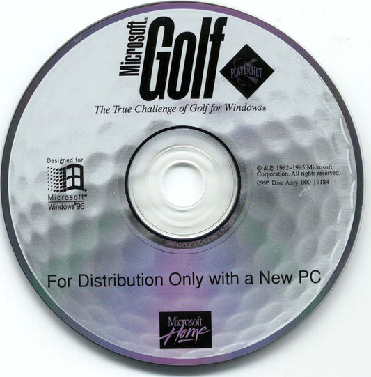 Microsoft Golf 3.0 Microsoft Windows PC CD-PC Gamez USA