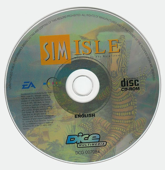 SimIsle - Missions in the Rainforest Microsoft Windows PC CD-PC Gamez USA
