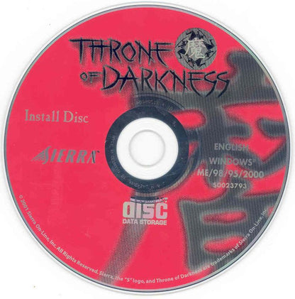 Throne of Darkness Disc 1-2 Microsoft Windows PC CD-PC Gamez USA